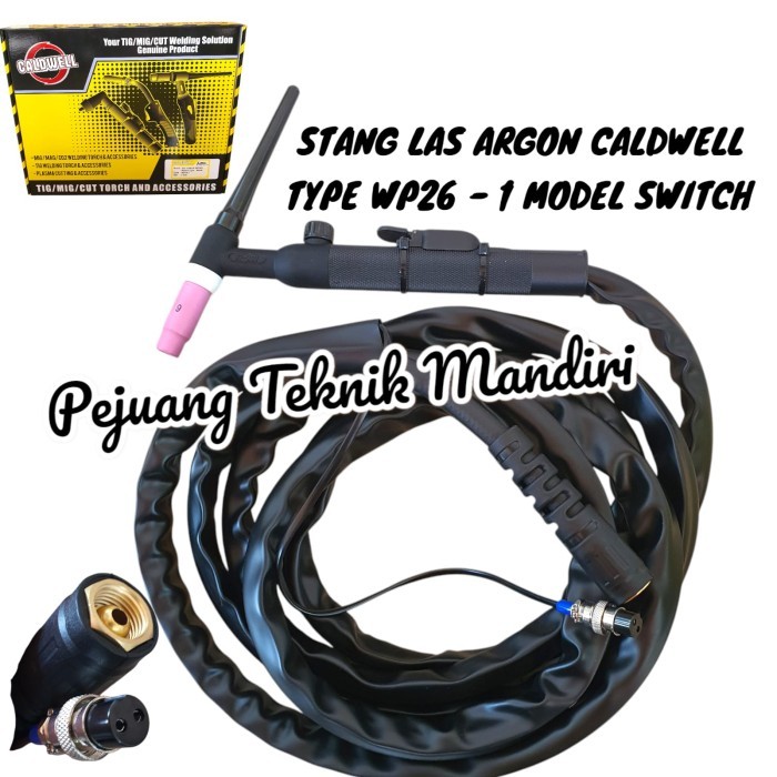READY STOK STANG LAS ARGON CALDWELL WP 26 WP26 - 1 / TIG TORCH STANG LAS ARGON WP26 WP 26 CALDWELL