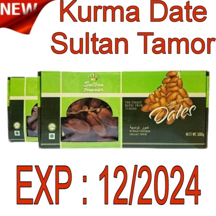 

KURMA TUNISIA TANGKAI/KURMA PREMIUM DATES SULTAN TOMOUR 500GR ORIGINAL