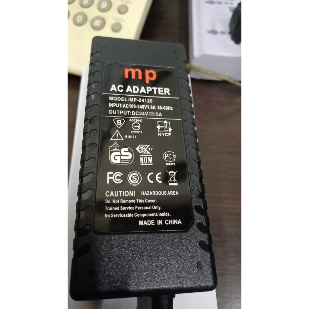 Adaptor 24V 5A AC Adapter Bagus