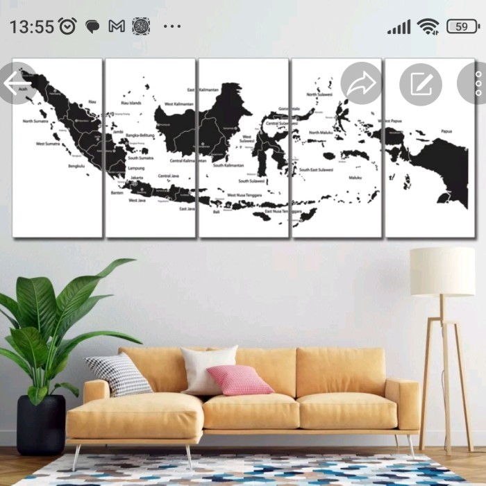 

Terbaru Hiasan Dinding Peta Indonesia 150X60Cm Jumbo Peta Dunia Isi 5 Pcs Terlaris