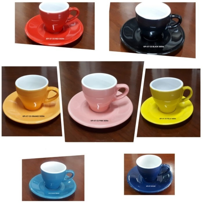 GARANSI PECAH/Cangkir Espresso Mini 6 Pcs/Cangkir Keramik/Cangkir Mini
