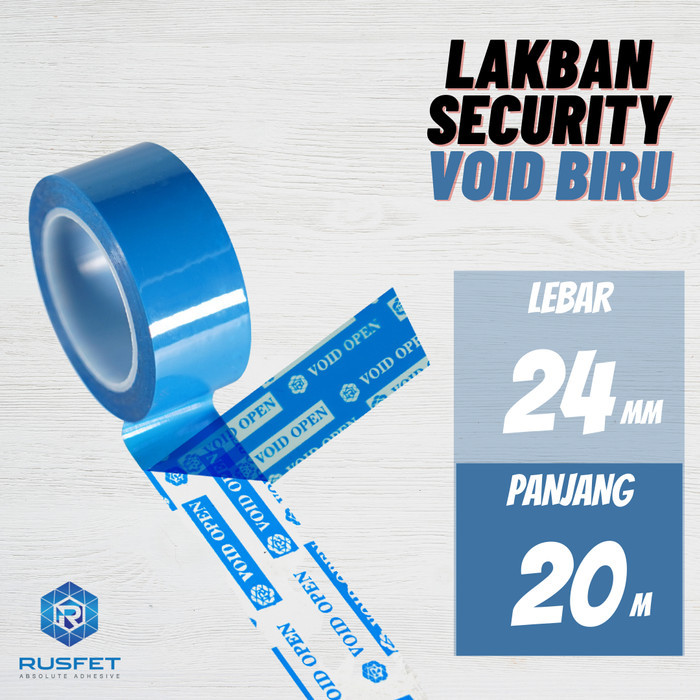 

Sale Lakban Selotip Isolasi Security Open Segel Void Tape Rusfet