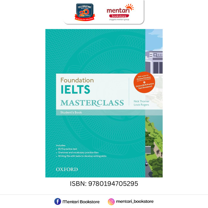 

Sale Oxford Foundation Ielts Masterclass Student'S Book With Online Practice & Online Test Academic