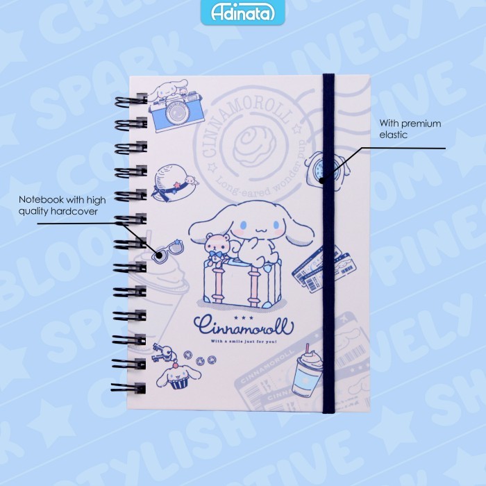 

Sale Cinnamoroll B6 Notebook 2417-4824 - Adinata / Buku Catatan / Memo