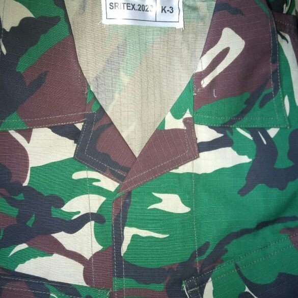 baju PDL TNI Sritex 2020 size K3