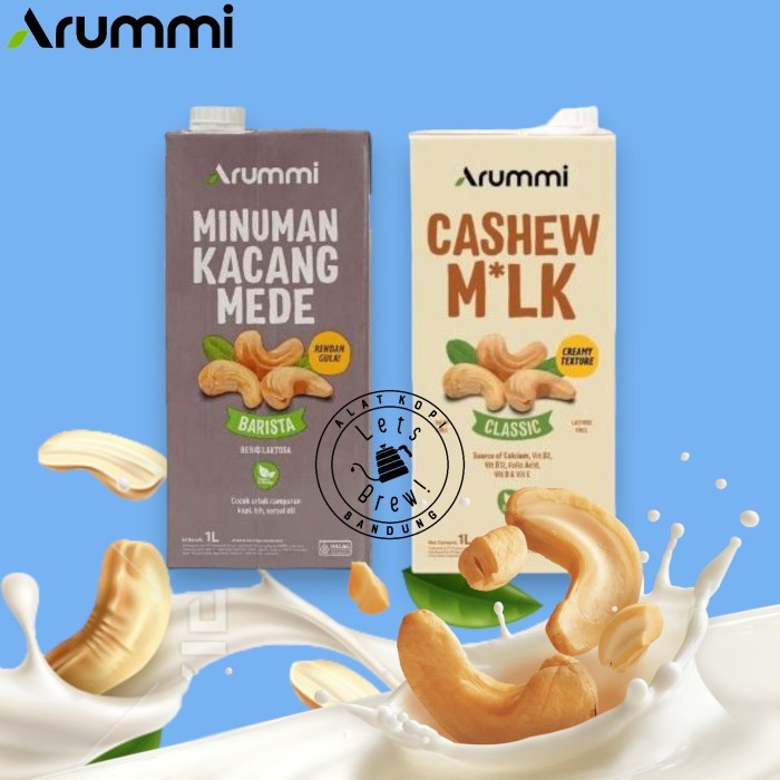 

ARUMMI CASHEW MILK CLASSIC & BARISTA 1L / MINUMAN KACANG MEDE 1LITER