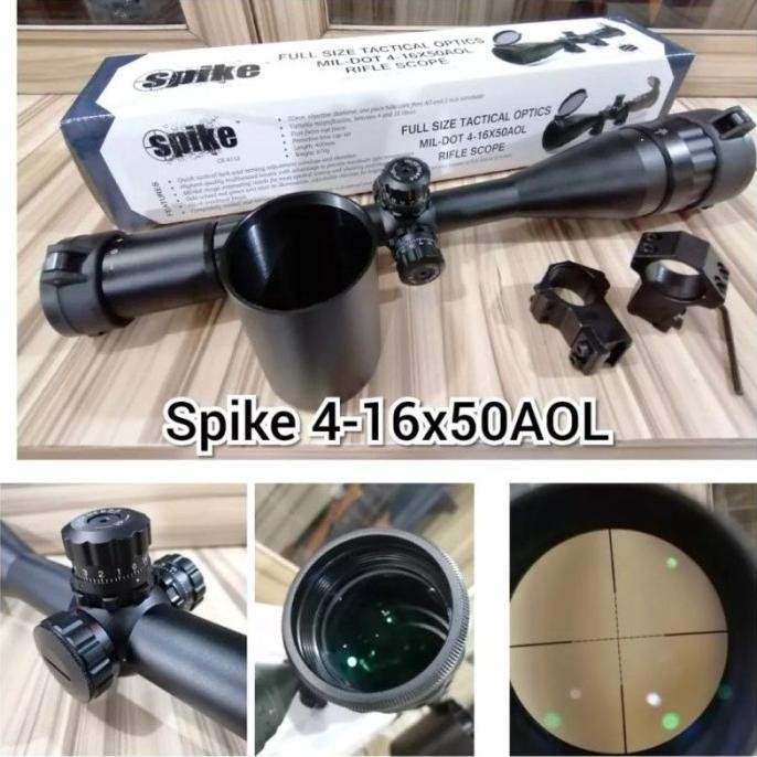 Teropong jarak jauh teleskop SPIKE 4-16x50 AOL