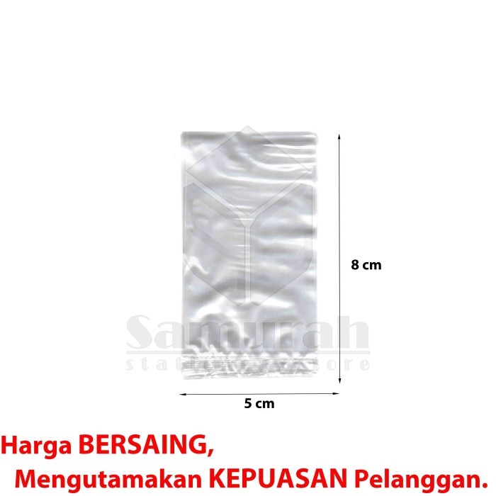 Plastik PP Wayang Kecil Lebar 5 x 8 03 Micron / Plastic Bening 5x8 cm