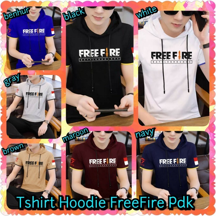 Tshirt Hoodie FreeFire Pdk