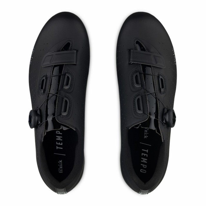 Sepatu Sepeda Cleat Fizik Tempo Ovecurve R5 Road Shoes - Black