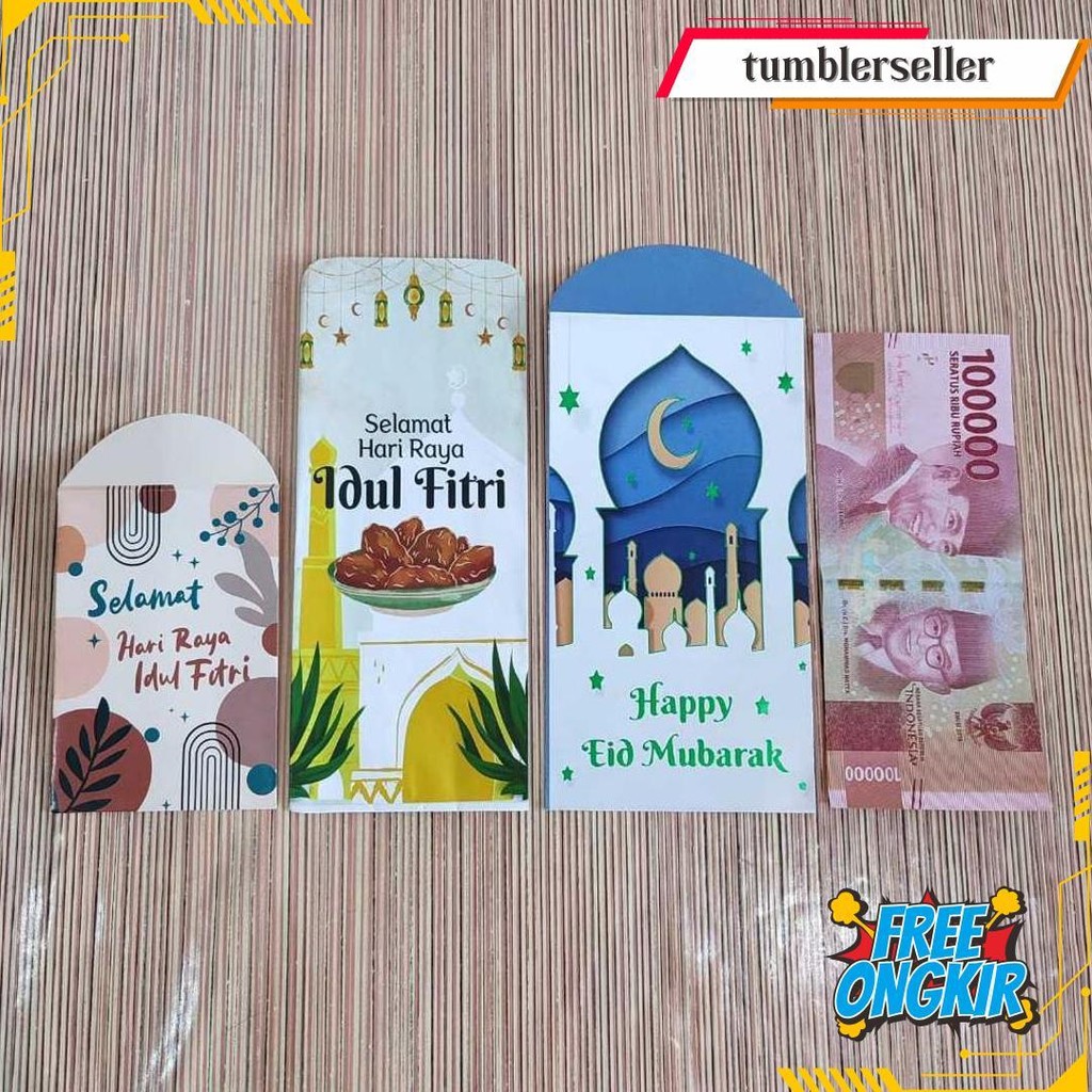 

[ Ready Samarinda ] Amplop Lebaran Pack 10 Lembar | Amplop Idul Fitri 10Pcs | Amplop Karakter Lucu Gratis Ongkir