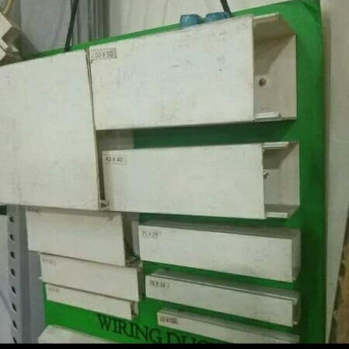 TERBARU CABLE DUCT 150x100 / duct PUTIH PVC / 15x10cm per batang putih kotak
