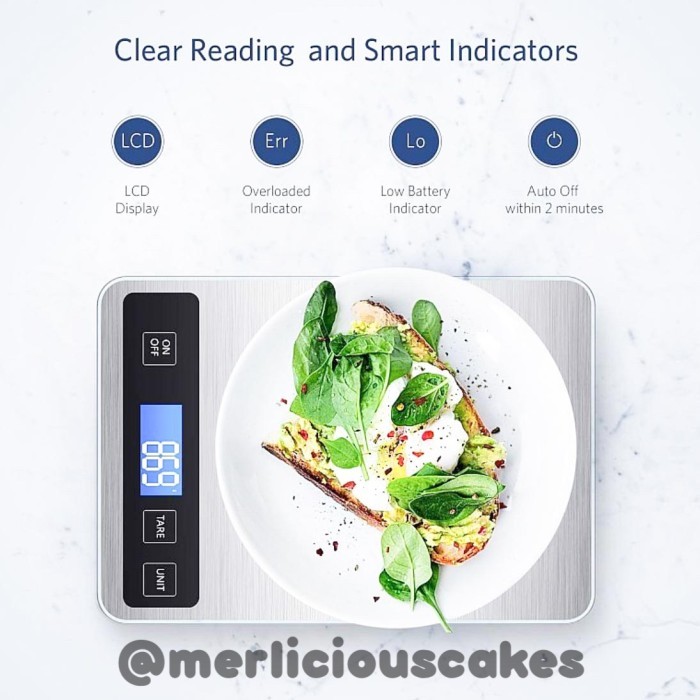 :0:0:0] Timbangan Dapur Digital 5 Kg / 1 Gram Digital Kitchen Scale Idealife KT-5001