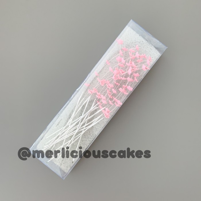 

Termantab] Filler B15 Pink Bunga Gumpaste Flower Cake Kue Topper