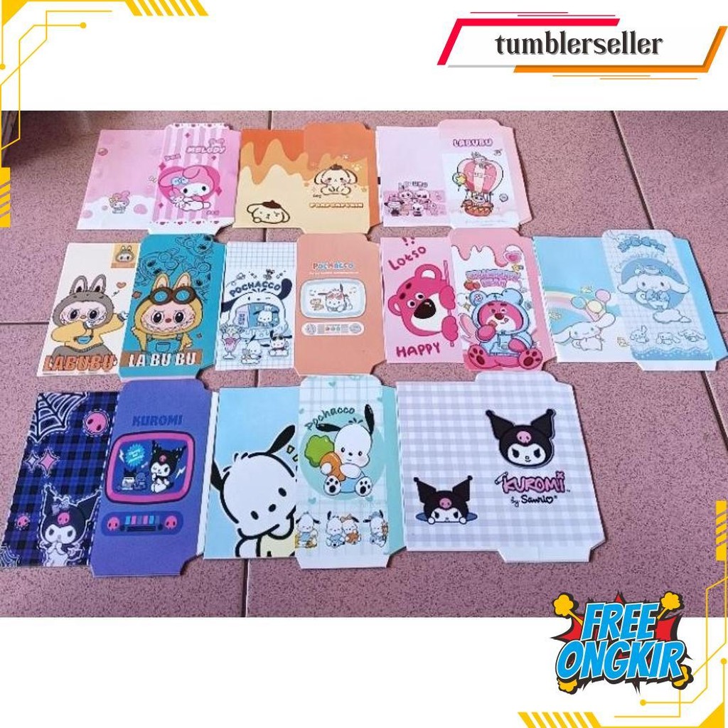 

100 Lembar Amplop Muslim Jumbo Dapat 10 Motif Murah (Free Plastik) Siap Kirim
