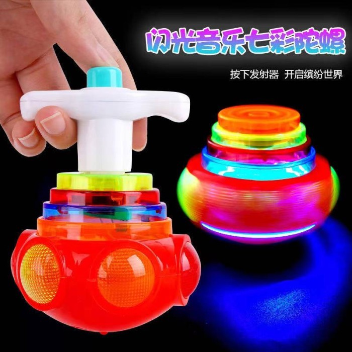 MAINAN ANKA ANAK GASING GYRO PUTAR DENGAN LAMPU LED PREMIUM TERBARU