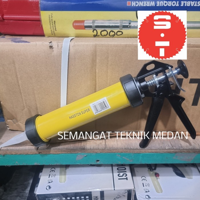 ] TEMBAKAN LEM SILIKON SILICONE SEALANT CAULKING GUN 9" HASSTON PROHEX