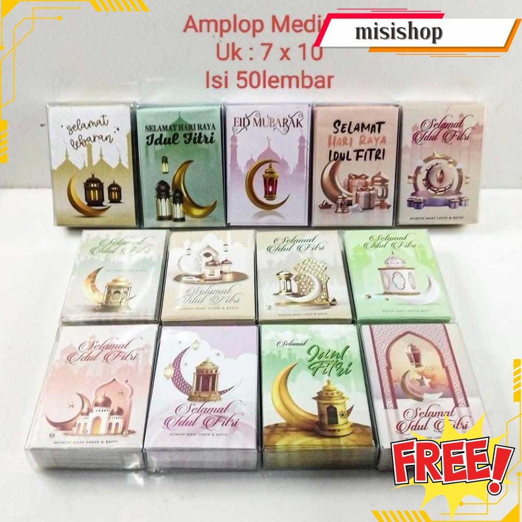 

Amplop Lebaran Hari Raya / Amplop Idul Fitri Mika Isi 50 Lembar Murah Termurah Banget