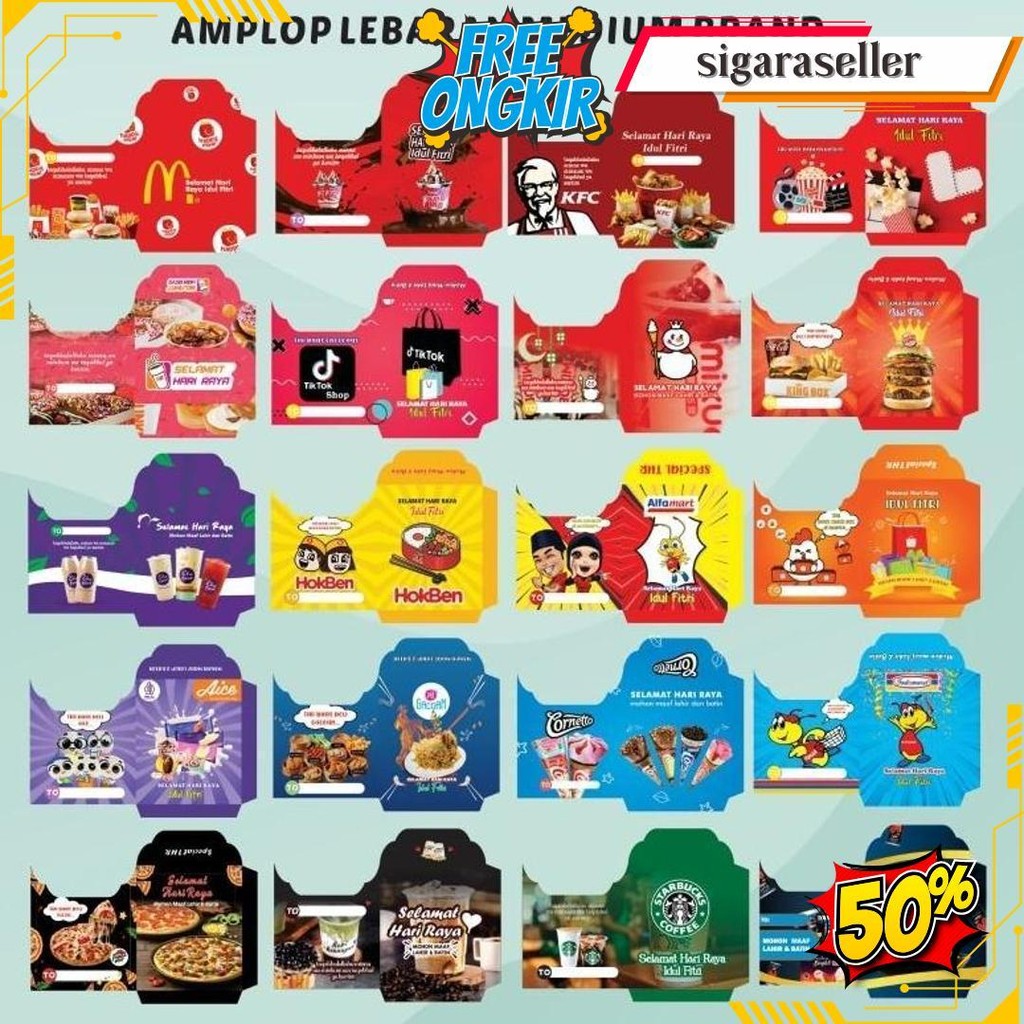 

Amplop Lebaran 2024 Karakter Unik Isi 8Pcs Cod
