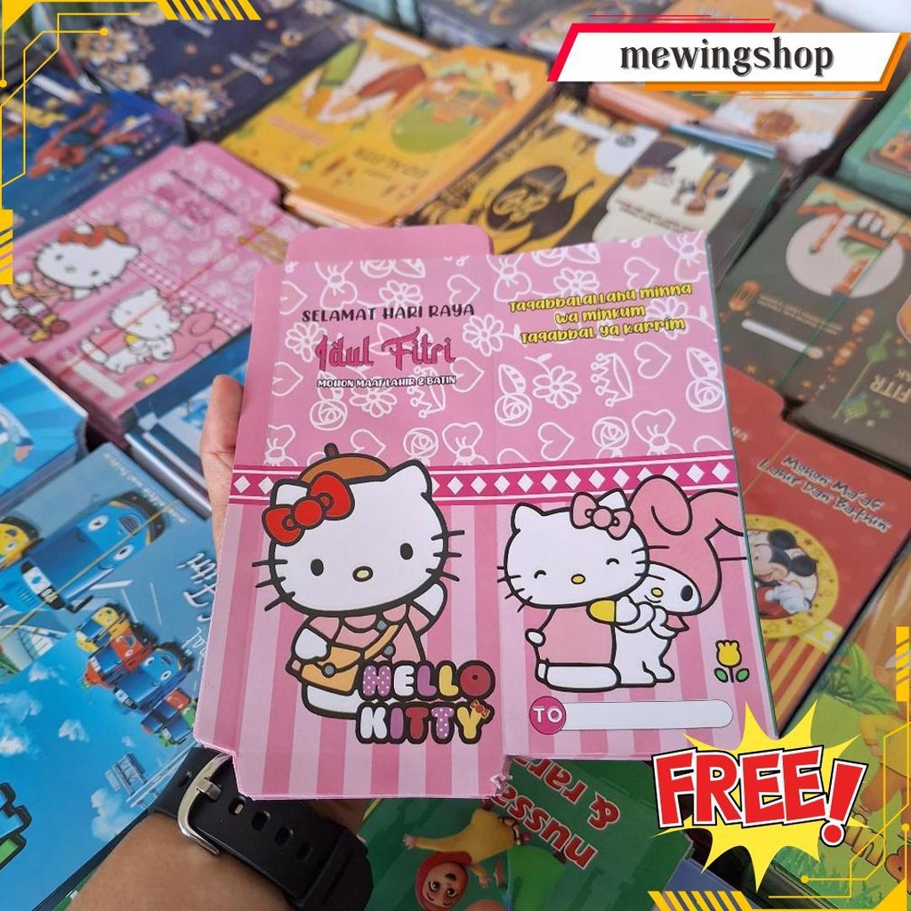 

(100 Lembar) Amplop Lebaran Ukuran Jumbo Uang Tidak Ditekuk Gratis Ongkir