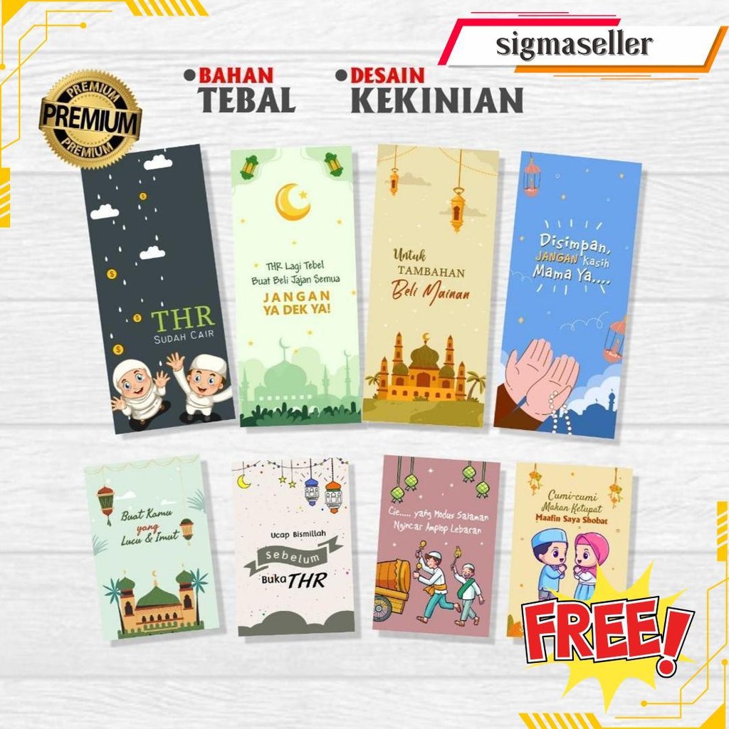 

Amplop Lebaran Hari Raya Idul Fitri Kekinian Unik Aesthetic Kertas Tebal Murah 2025 (Isi 10 Pcs) Gratis Ongkir