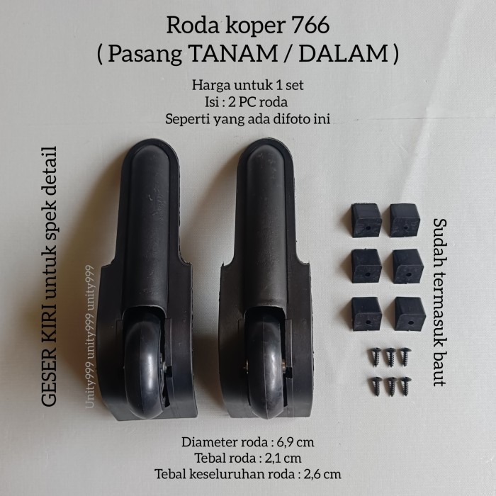 {{{{}}] roda koper kain roda koper tanam roda travel bag RODA 766