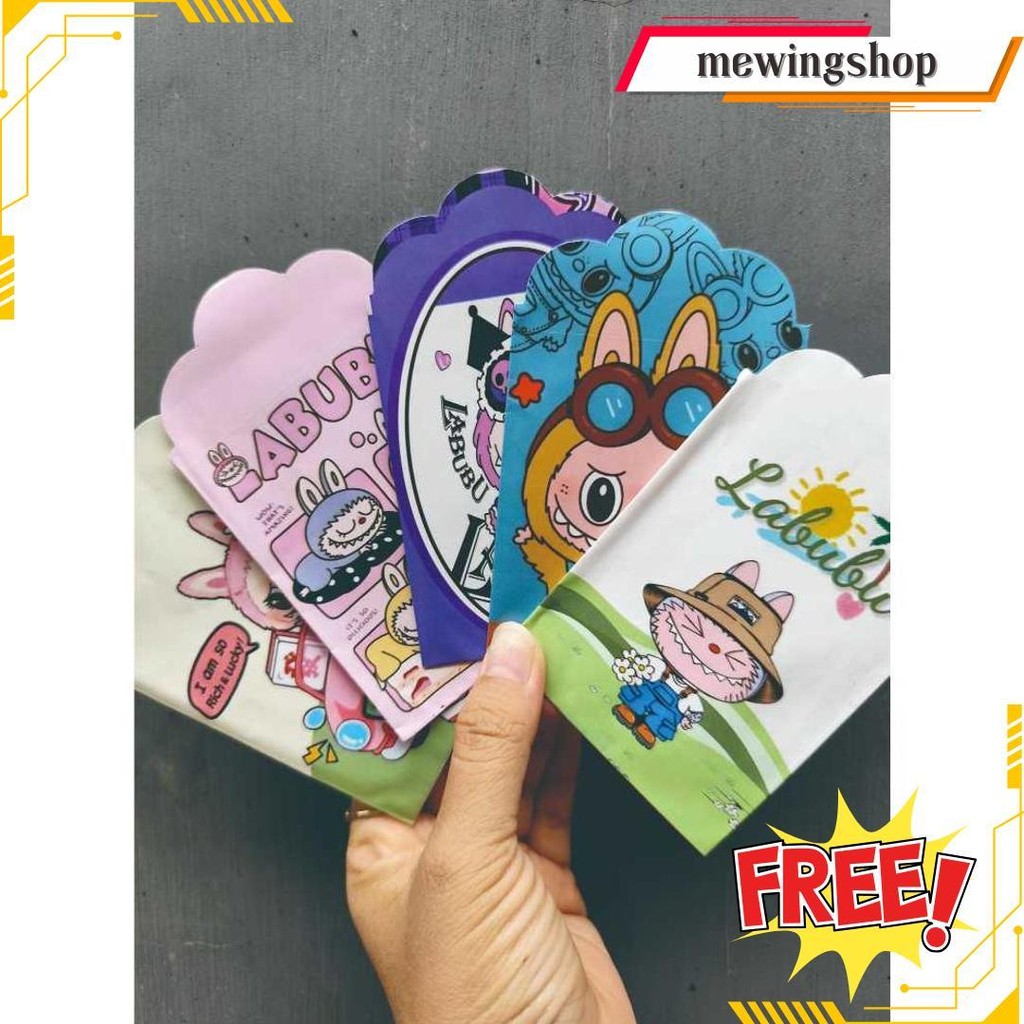 

50 Pcs Amplop Lebaran 2025 Siap Pakai Motif Labubu Dan Sanrio Gratis Ongkir