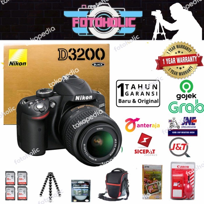 Nikon D3200 Kit 18-55 (Kamera Nikon D3200 Kot 18-55/D3200 Bo