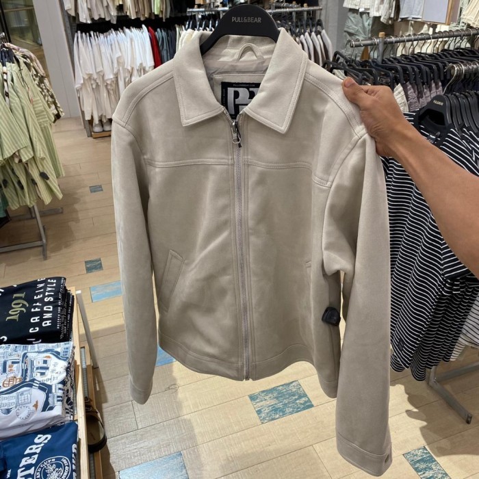 TERLARIS JASTIP. JACKET SUEDE PULL&BEAR (MAN) BEST SELLER!!! MURAH!!! MURAH