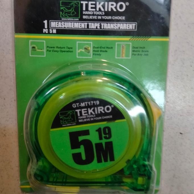 

Promo Meteran TEKIRO 5M COD