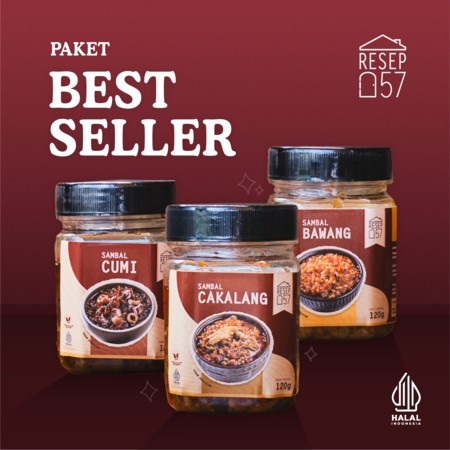 

TERLARIS RESEP57 PAKET SAMBAL BEST SELLER (3PCS) MURAH!!! MURAH