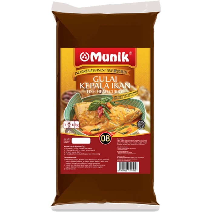 

TERLARIS BUMBU MUNIK GULAI KEPALA IKAN-1000GR MURAH!!! MURAH