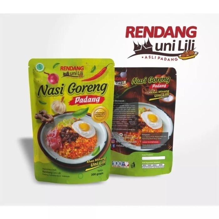 

TERLARIS BUMBU NASI GORENG PADANG INSTAN BY RENDANG UNI LILI - 300 GR MURAH!!! MURAH
