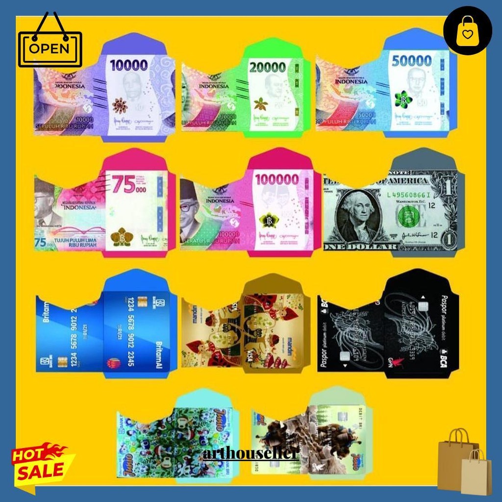 

Amplop Lebaran 100 Lembar Free Plastik ( Masih Bentuk Lembaran) Termurah Banget