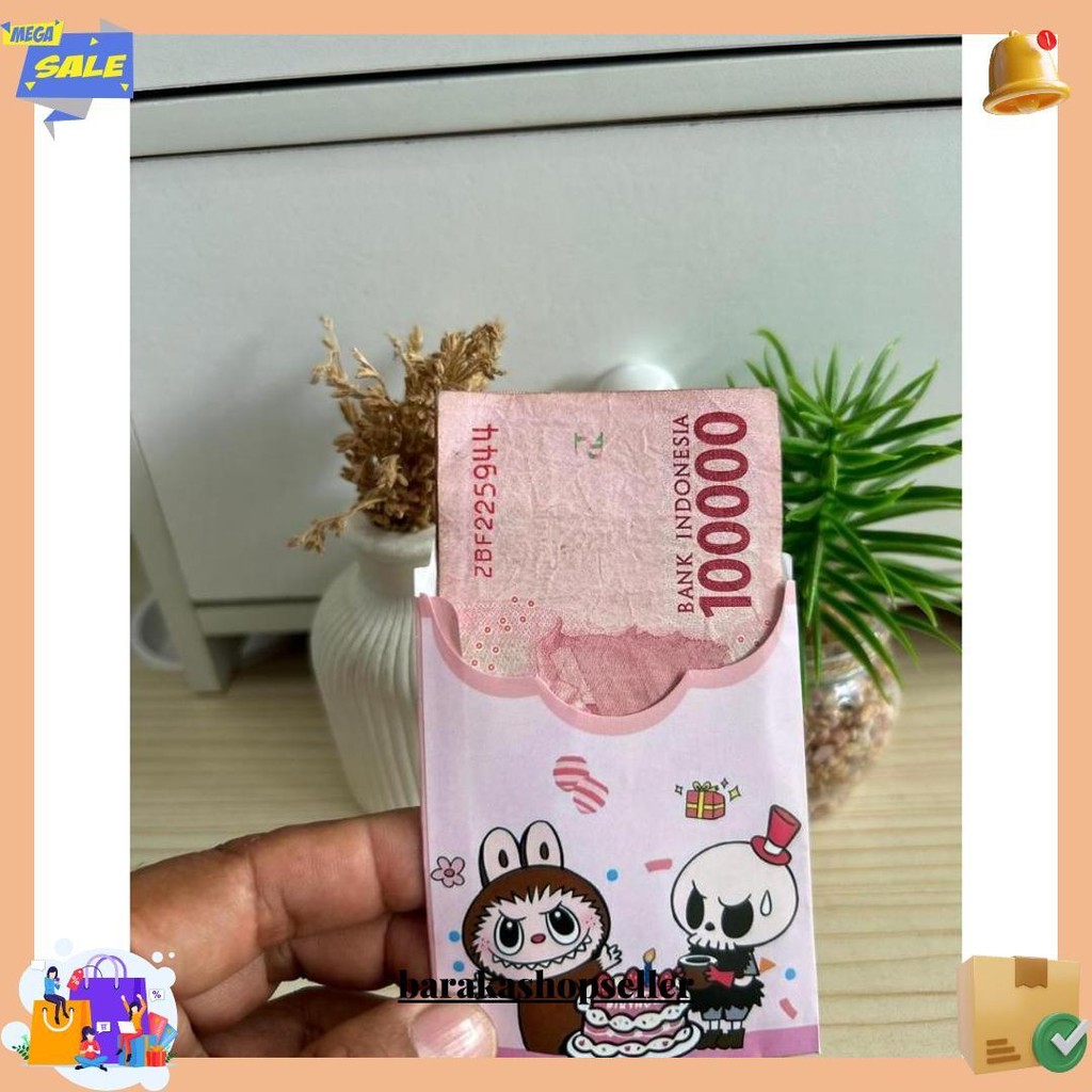 

10 Pcs Amplop Lebaran Idul Fitri Medium 7X10Cm Motif Labubu Viral 2025 Bisa Cod