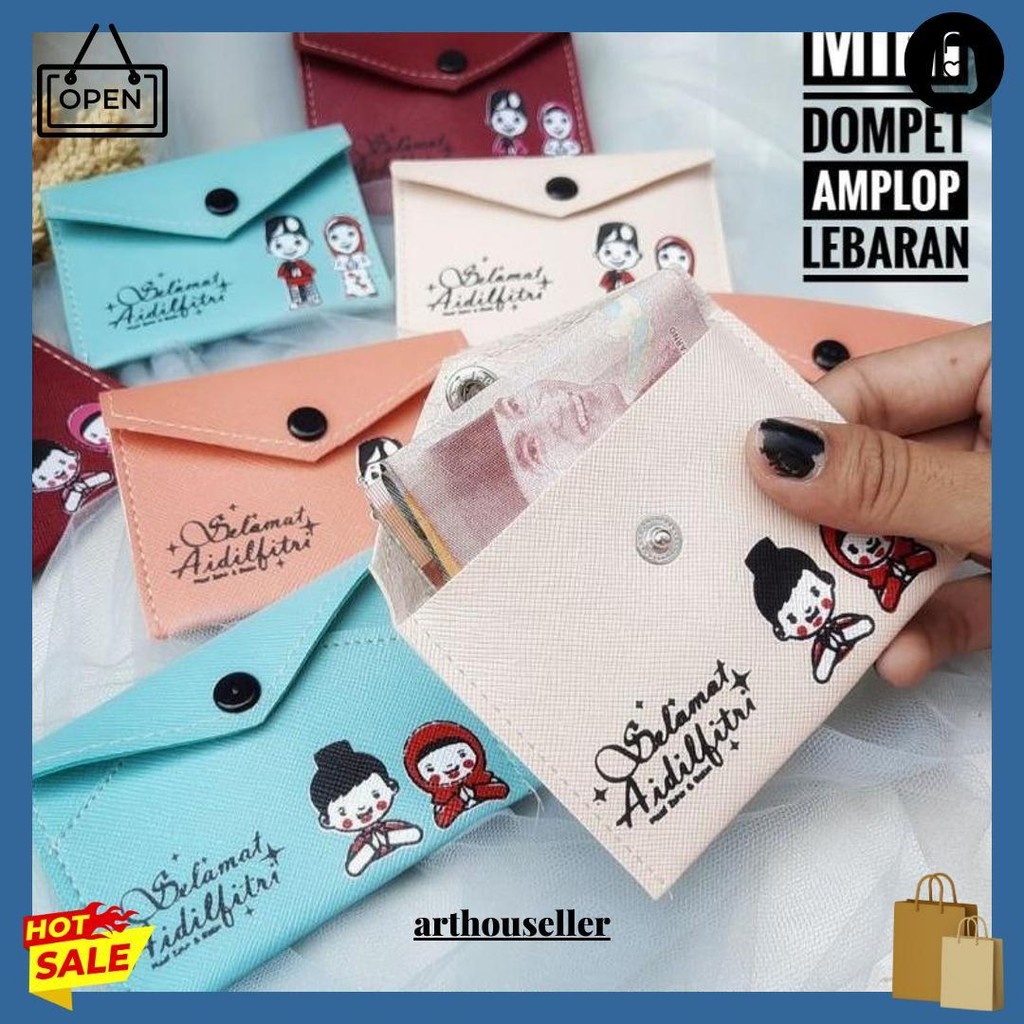 

[ 12 Pcs ]Mini Dompet Amplop Lebaran / Implek Natal Per Pac Isi 12 Pcs Bisa Cod