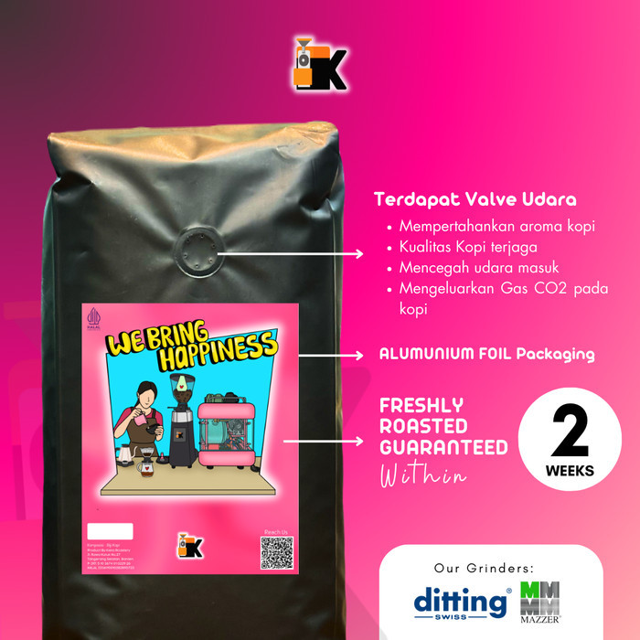 

Kopi Arabika Gunung Puntang Black Honey Juara #1 Kksi 200Gr