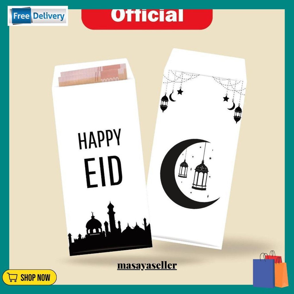 

Amplop Lebaran Panjang Premium - Amplop Uang Thr Desain Elegan & Mewah Original Produk