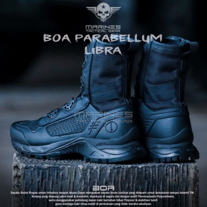 TERLARIS SEPATU PDL TACTICAL TALI PUTAR BOA PARABELLUM LIBRA MK2 ORIGINAL GARANSI RESMI MURAH