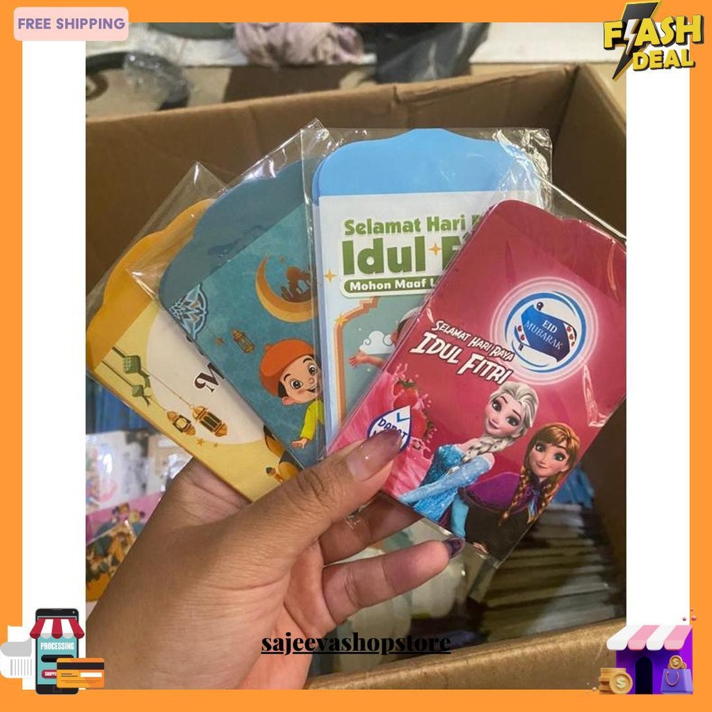 

(32 Lembar) Amplop Lebaran/Ampo Lebaran Atau Amplopthr Siap Pakai Cod