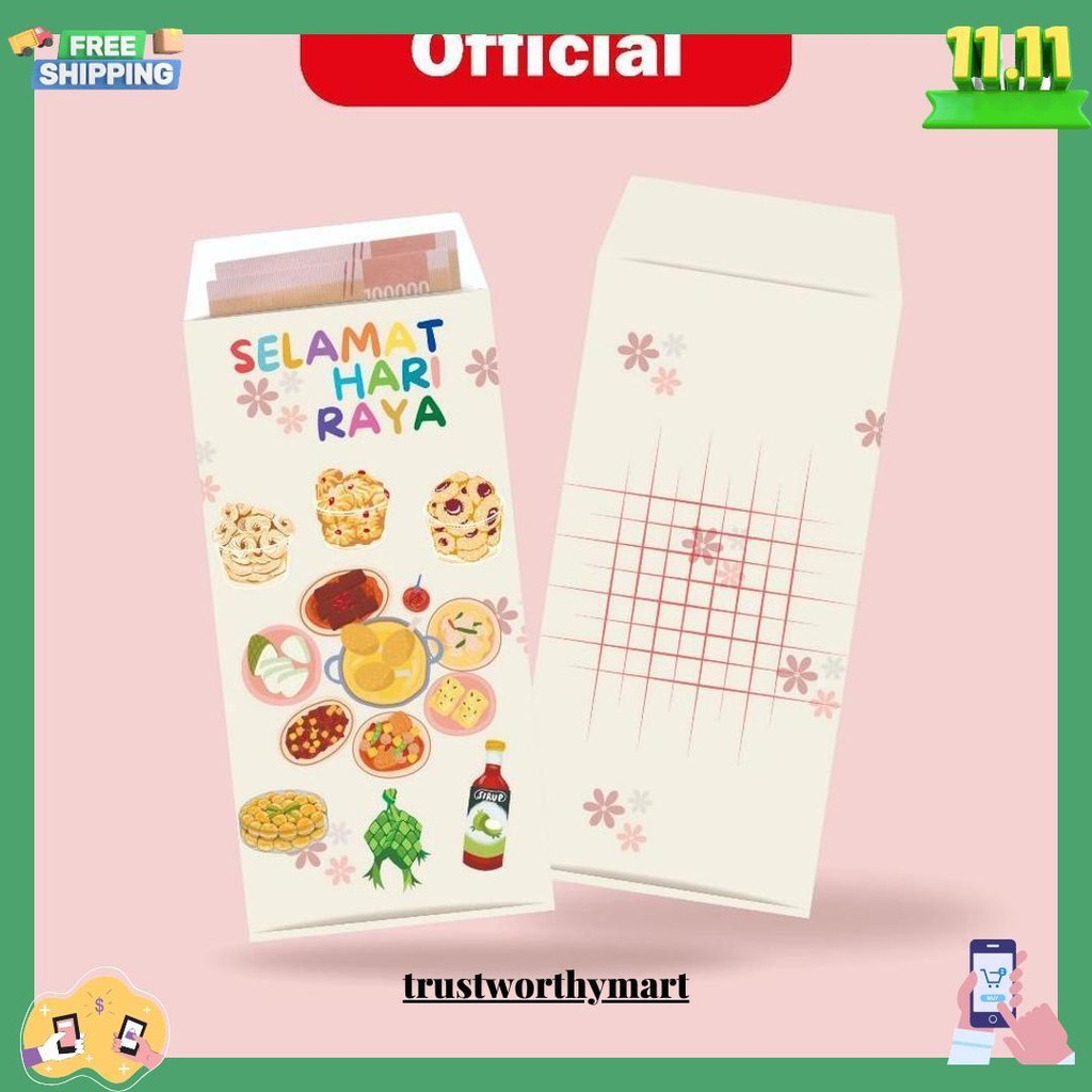 

Amplop Lebaran Panjang Simple & Modern - Pilihan Motif Beragam, Kualitas Premium Cod