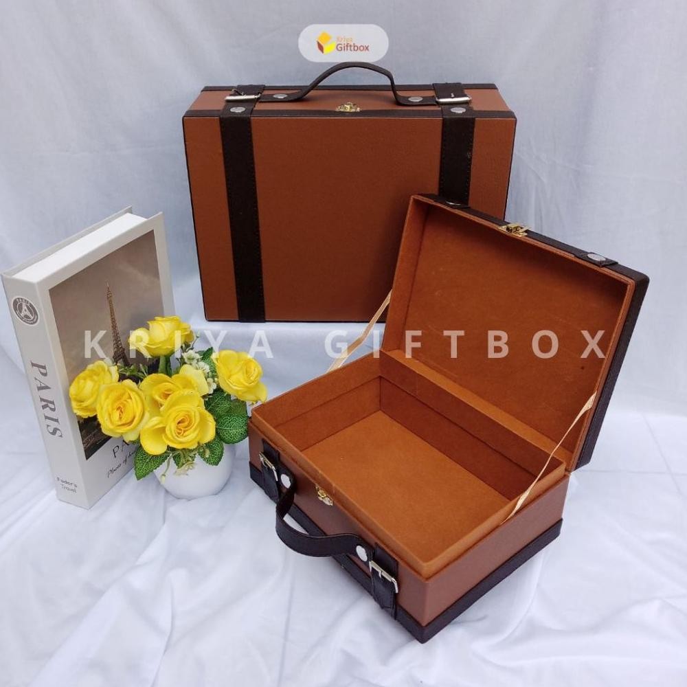 

TERMURAH Box Hamper Model Koper Kotak Bahan Kulit Sintetis Murah | Hardbox Custom Handmade hj-77