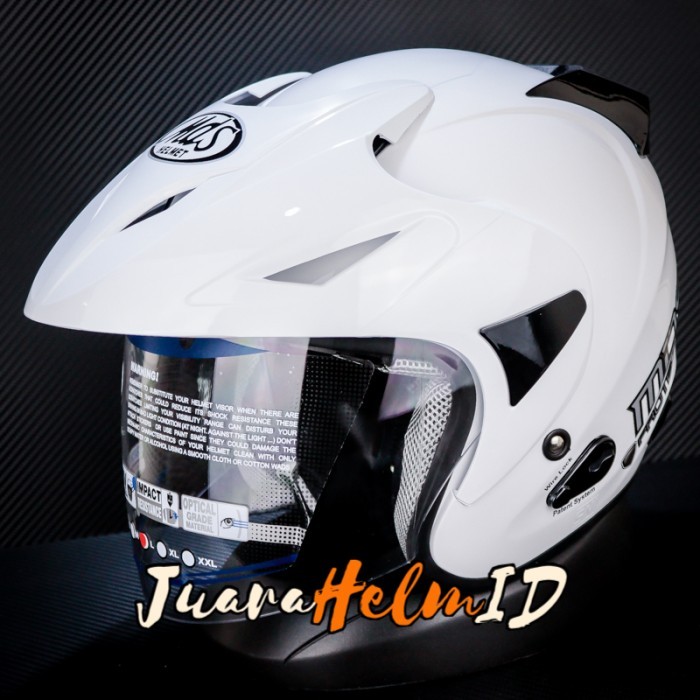 Mds Helm Protector R Solid / White / Half Face