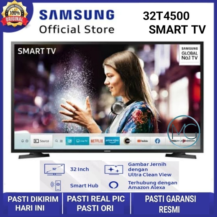 Samsung 32 T4500 Smart Led Tv 32 Inch Hd 32T4500-Ua32T4500Akxxd