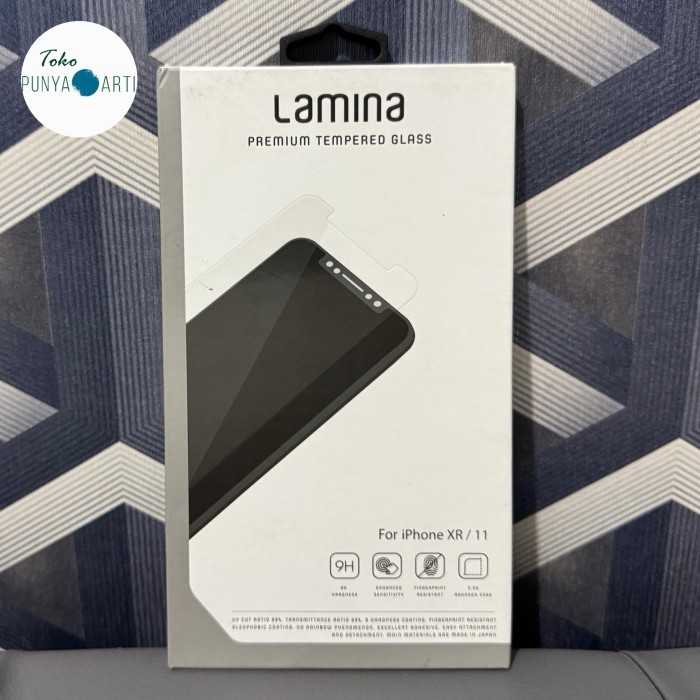 terbaru !!! lamina tempered glass iphone xr / iphone 11 new segel original ready