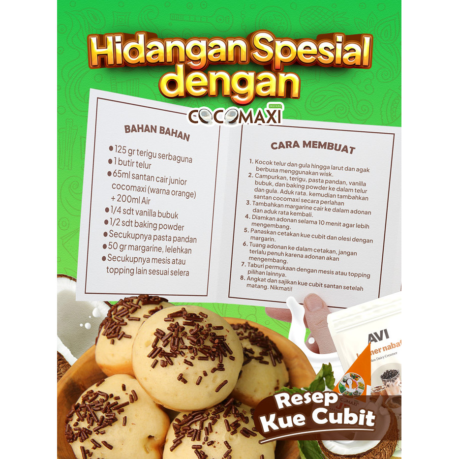 

Cocomaxi Santan Instan Cair 65 Ml X 32 Pcs - 1 Kardus Best Seller