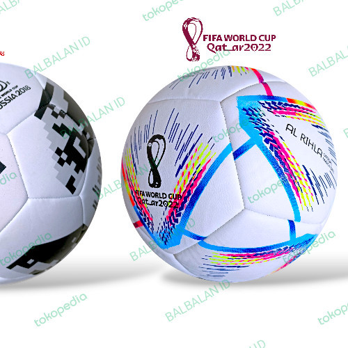 Terbaru Bola Sepak Size 5 Piala Dunia 2002 2006 2010 2014 2018 2022 World Cup Terlaris