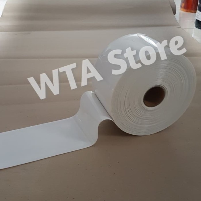 Tirai Pvc Strip Curtain/Gorden Tirai Plastik Per Roll Putih Susu