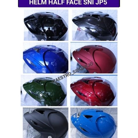 HELM HALF FACE HMR M&G VENUS JP5 UKURAN XL SNI-HELM DEWASA MURAH PRIA