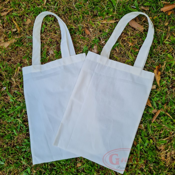 Tas Goodie Bag Tote Bag Blacu Tebal Polos / Tas Belanja Kain